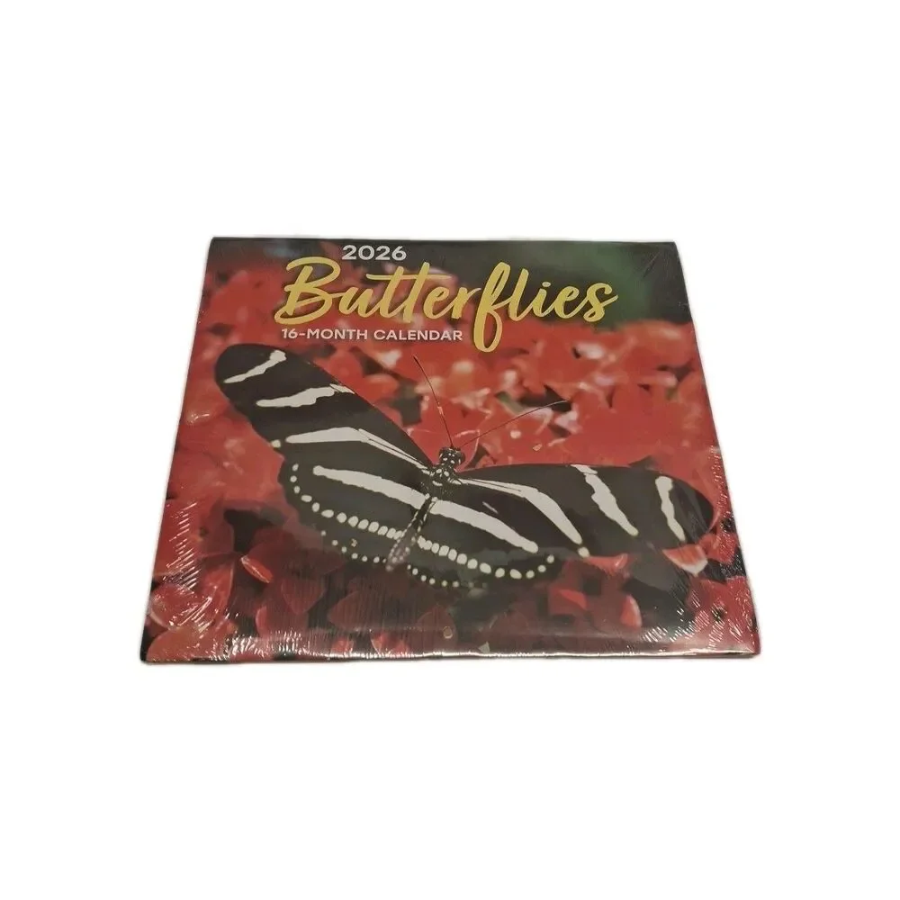 2026 Butterflies Wall Calendar 10